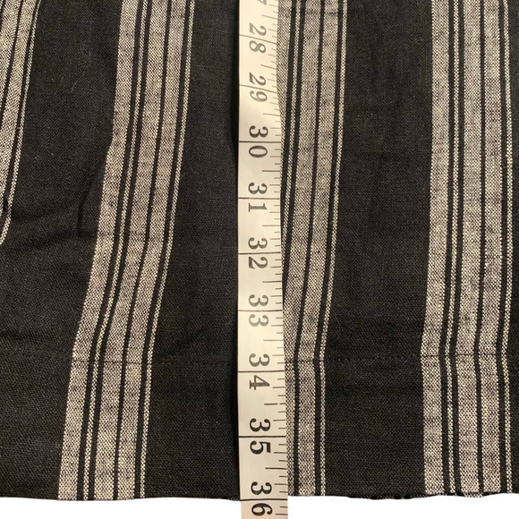 Gap Dress NWT Women's Size Small Linen Shift Comfort Black White Striped Pockets - Picture 6 of 6